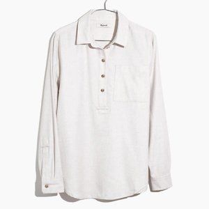 Madewell Flannel Ex-Boyfriend Popover Shirt